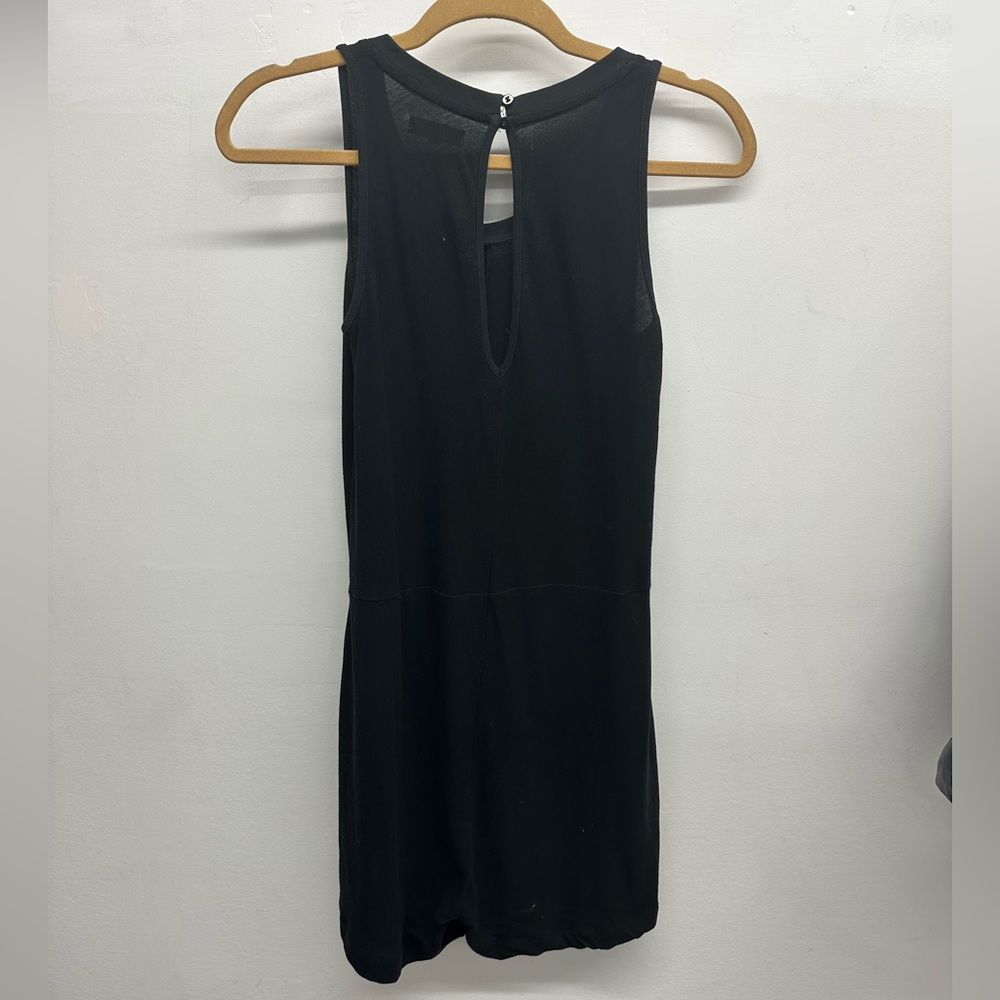 Madewell Black Cotton Shorts Romper - Picture 7 of 8